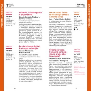 Sara Raggio Programma Biennale Tecnologia 2024 Torino | PDF