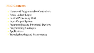 Programmable Logic Controller (plc) | PPTX