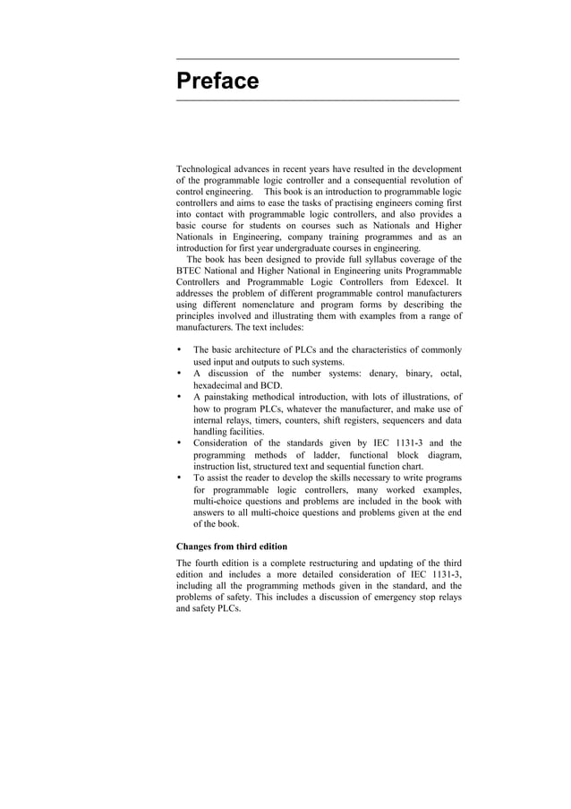 Programmable Logic Controllers 4th Edition (W Bolton).pdf
