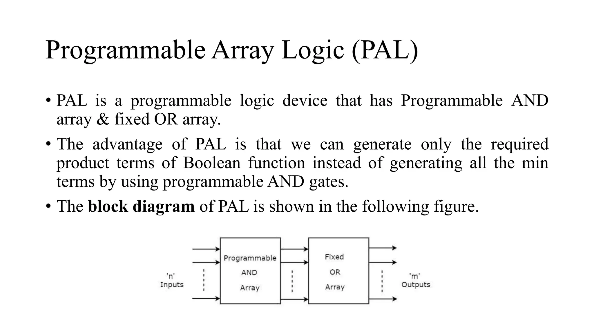 Programmable logic devices | PPTX