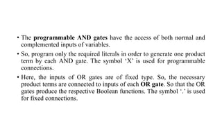 Programable Requirements Programmable logic devices | PPTX
