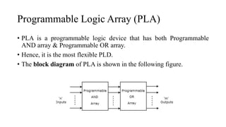 Programmable logic devices | PPTX