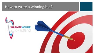 How to write a winning bid?
 