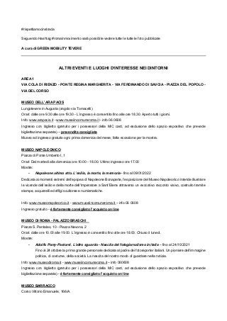 #rispettiamocinstrada
Seguendo Hashtag #romainmovimento sarà possibile vedere tutte le tutte le foto pubblicate
A cura di ...