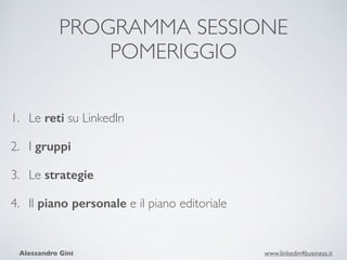 L’87% ha fiducia in LinkedIn come fonte di
informazioni che influenzano
il processo decisionale
Fonte: ricerca di http://marketing.linkedin.com
 