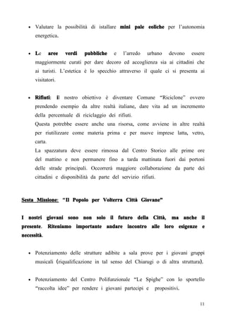 Programma Il Popolo Per Volterra