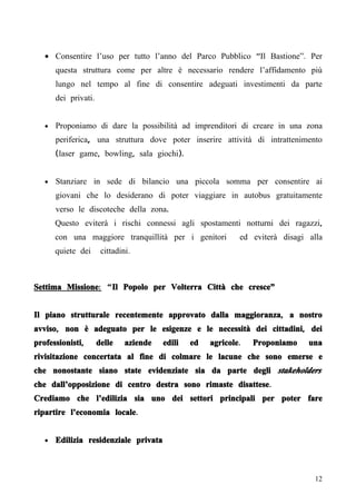 Programma Il Popolo Per Volterra