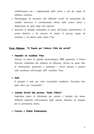 Programma Il Popolo Per Volterra