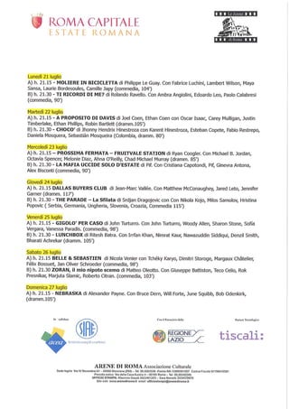 Programma piazza vittorio 16 31 luglio-2