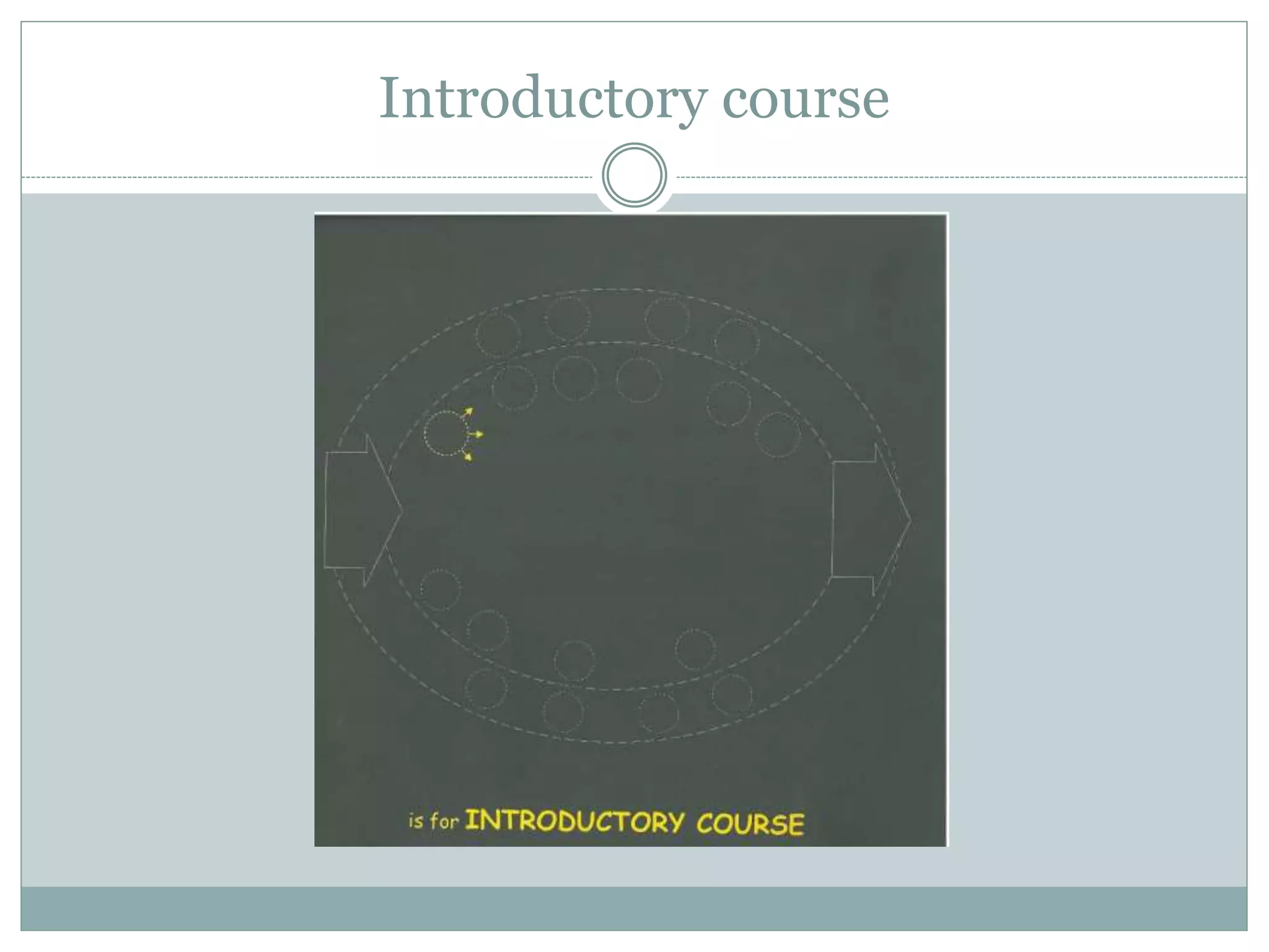 Introductory course
