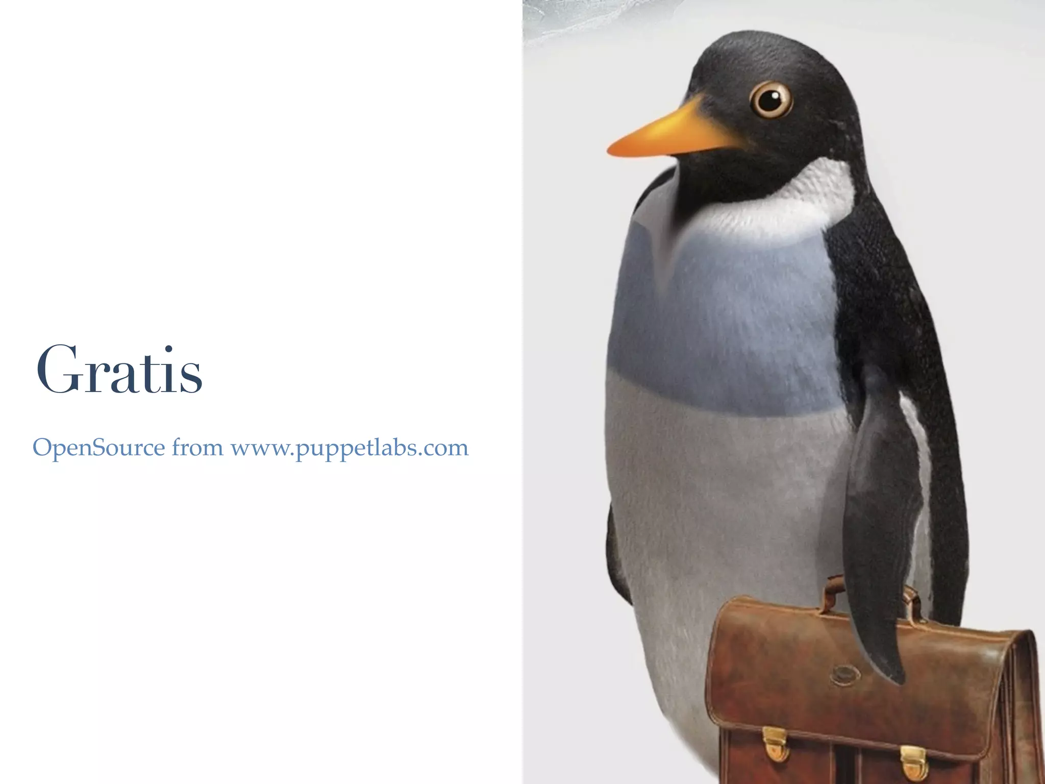 Gratis
OpenSource from www.puppetlabs.com
 