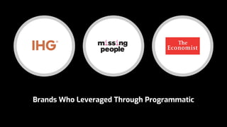 Brands Who Leveraged Through Programmatic
 