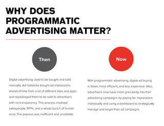 Programmatic Advertising For Dummies | PDF