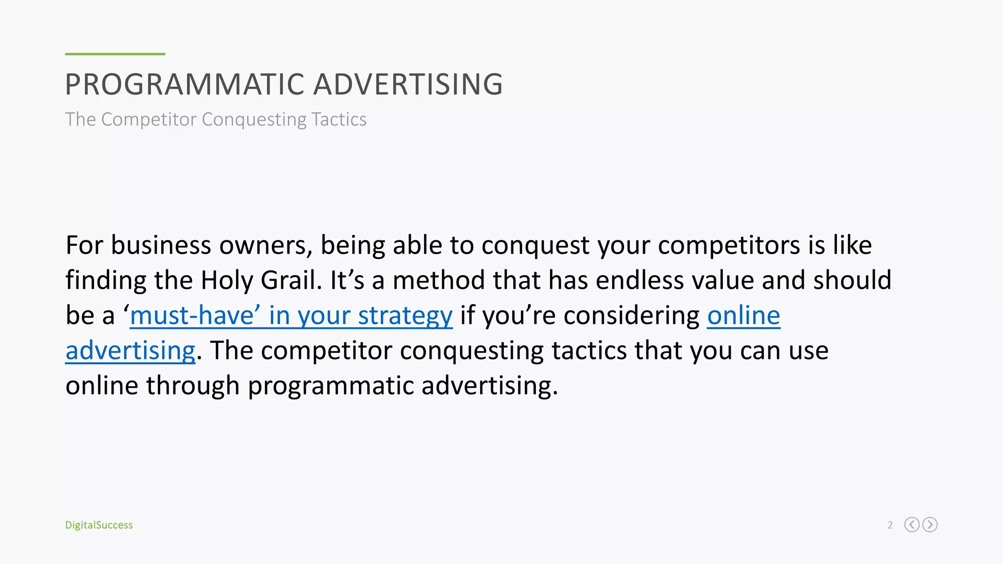 A Guide To Programmatic Advertising | PPTX