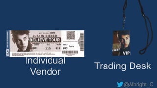 @Albright_C
Individual
Vendor
Trading Desk
 