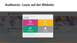 Seite 16
Audiences - Layer auf der Website
 