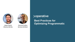 Scenario 2:
“Set it and Forget It”
 