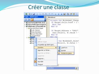 Créer une classe
 