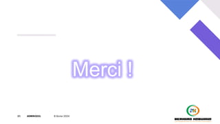 85 ADMIN3231 8 février 2024
Merci !
 