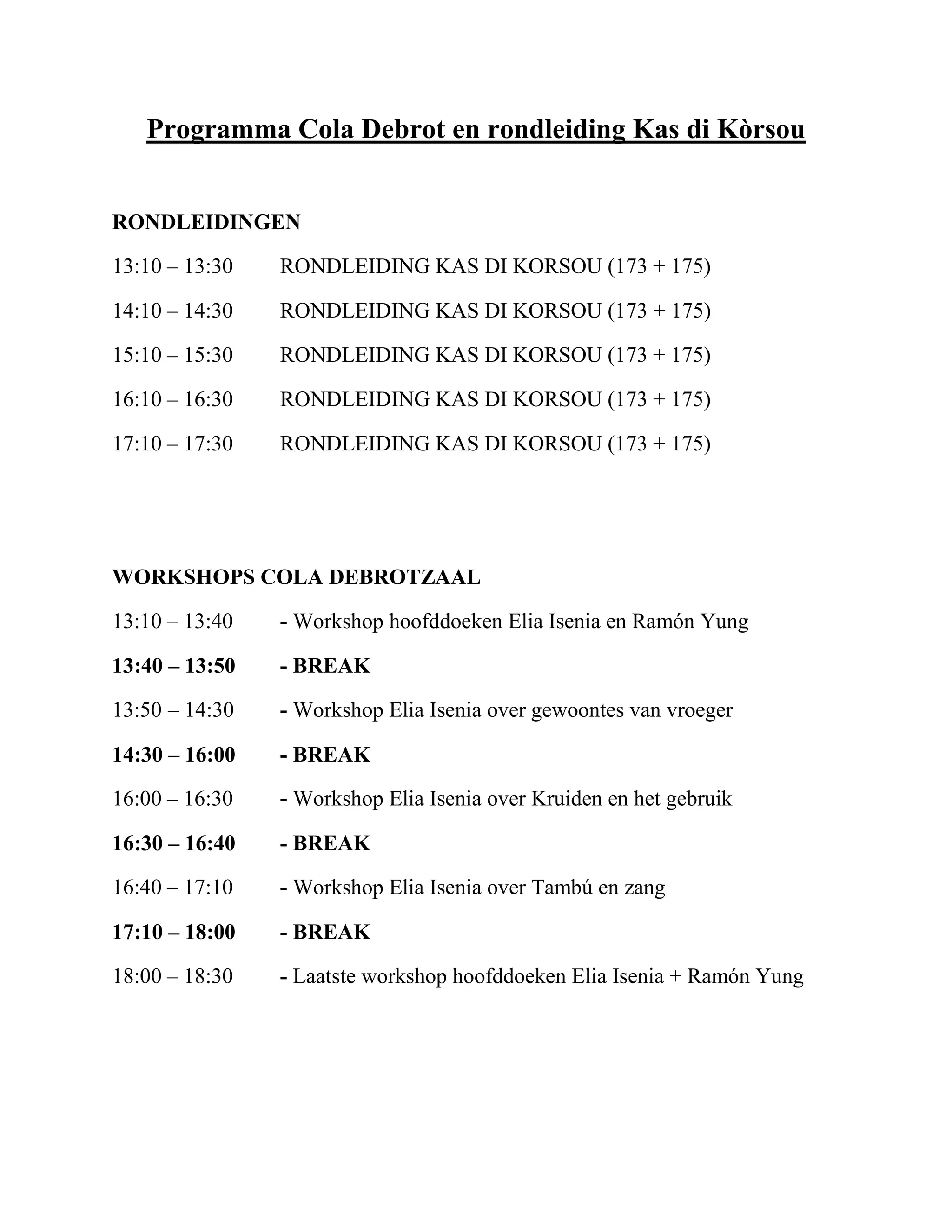 Programma viering | PDF