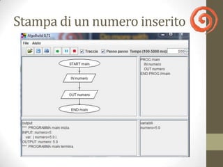 Stampa di un numero inserito
 