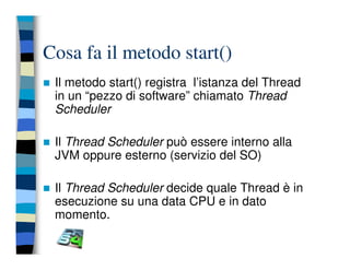 Programmazione concorrente in Java (vecchio modello)