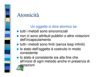 Programmazione concorrente in Java (vecchio modello)