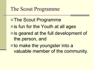 Caribbean Scout Programme | PPTX