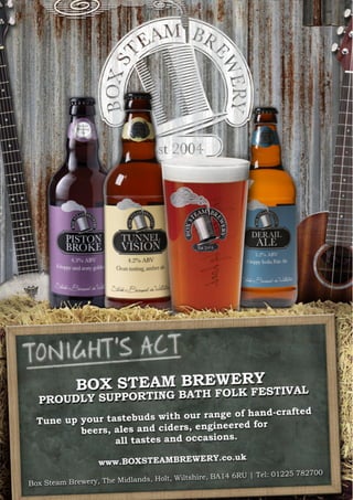 Bath Folk Festival Programme 2015