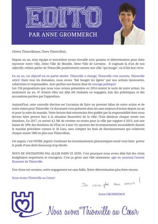 Programme bilan thionville au coeur