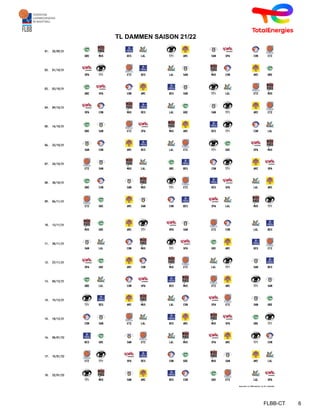 FLBB-CT 6
TL DAMMEN SAISON 21/22
 