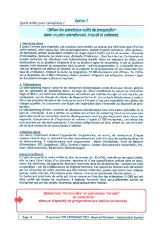 Programme 2003 Top Croissance