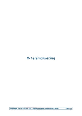 Programme 2003 Top Croissance