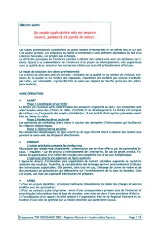 Programme 2003 Top Croissance