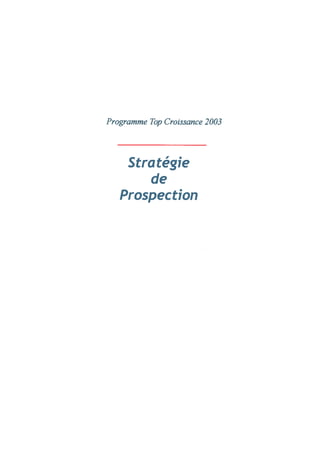 Programme 2003 Top Croissance