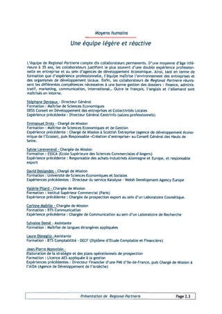 Programme 2004 Acti Projet
