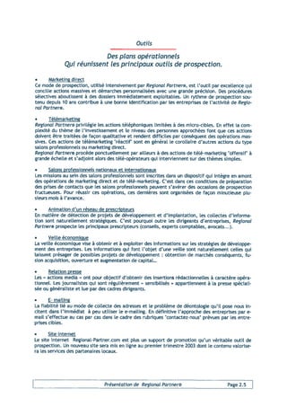 Programme 2004 Acti Projet