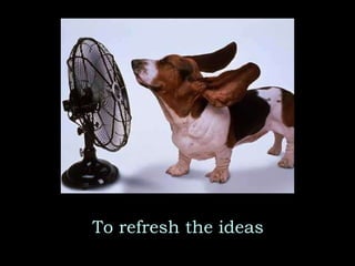 To refresh the ideas 