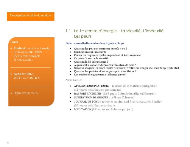 Programme de formation 2016 2017