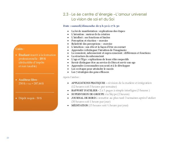 Programme de formation 2016 2017