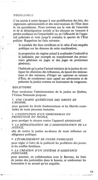 Programme de l'Union Nationale (1966)