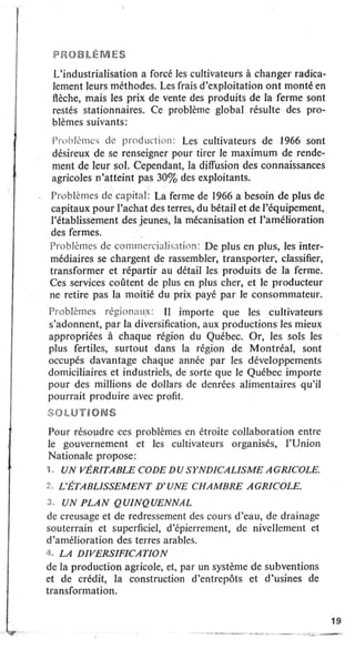 Programme de l'Union Nationale (1966)