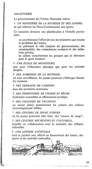Programme de l'Union Nationale (1966)
