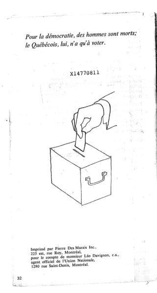 Programme de l'Union Nationale (1966)