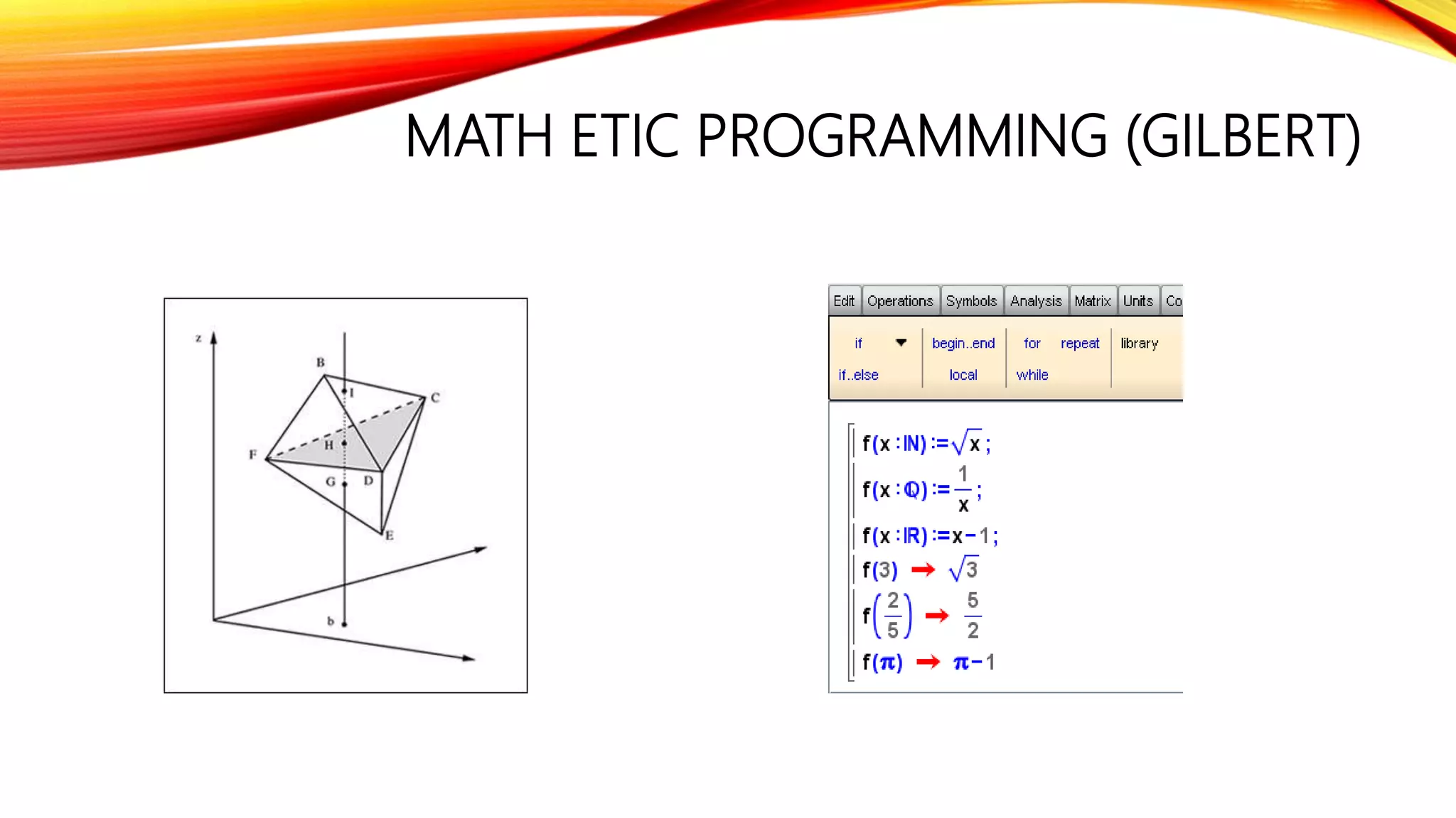 MATH ETIC PROGRAMMING (GILBERT)
 
