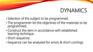 Programmed instruction | PPTX