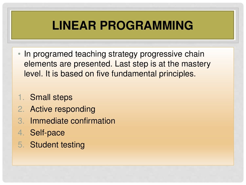 programmed-instruction
