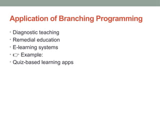 Comprehensive Overview of Programmed Instruction Methods and ...