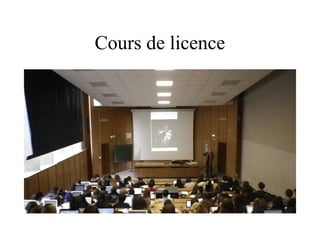 Cours de licence
 