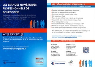 Le programme des ENP de Bourgogne 2013